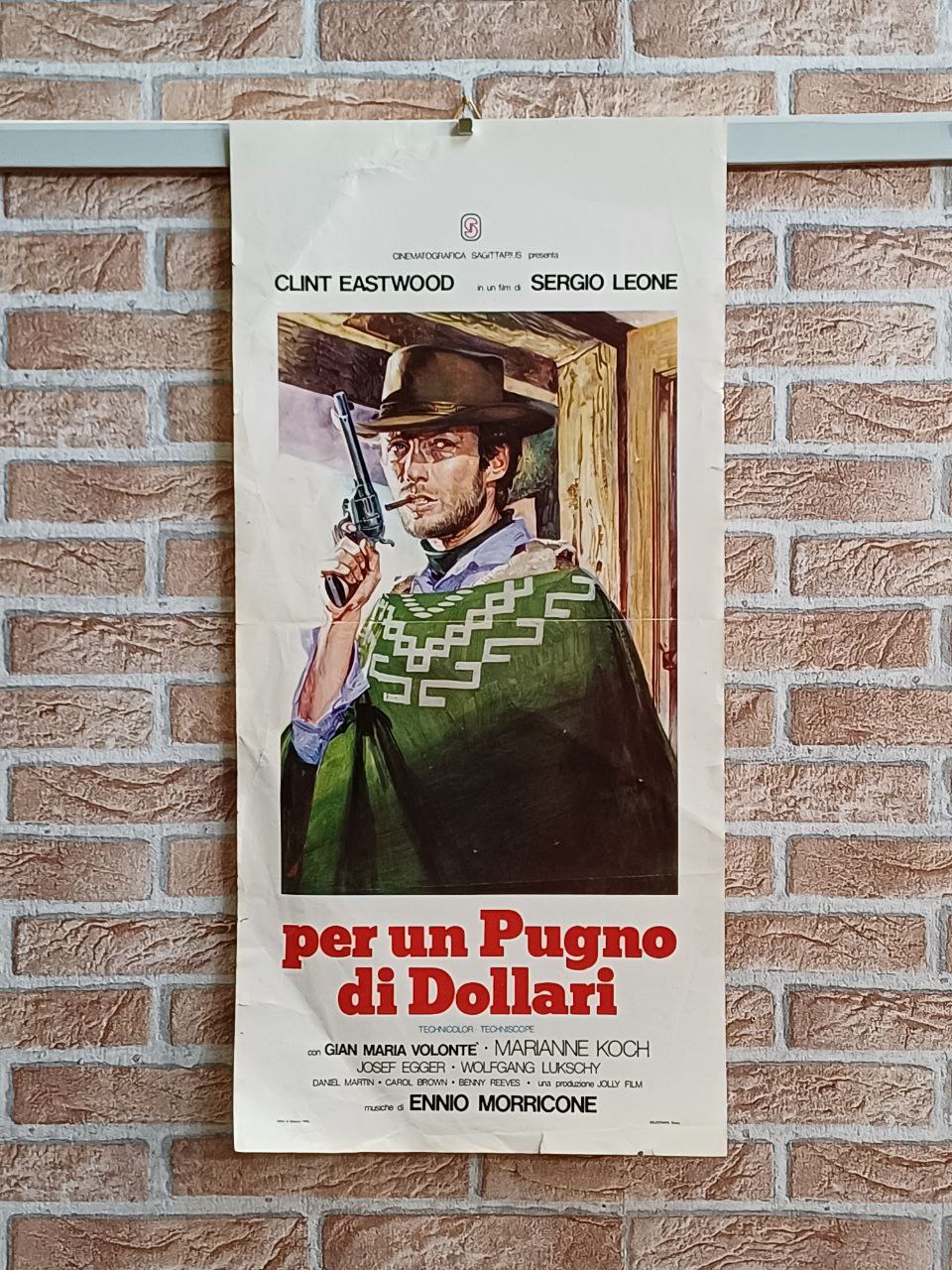 Locandina originale di cinema - "Per un pugno di dollari"