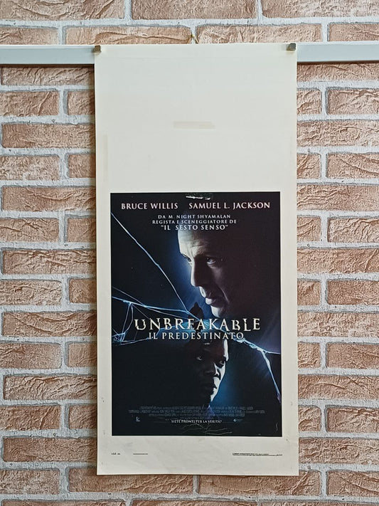 Locandina originale di cinema - "Unbreakable"