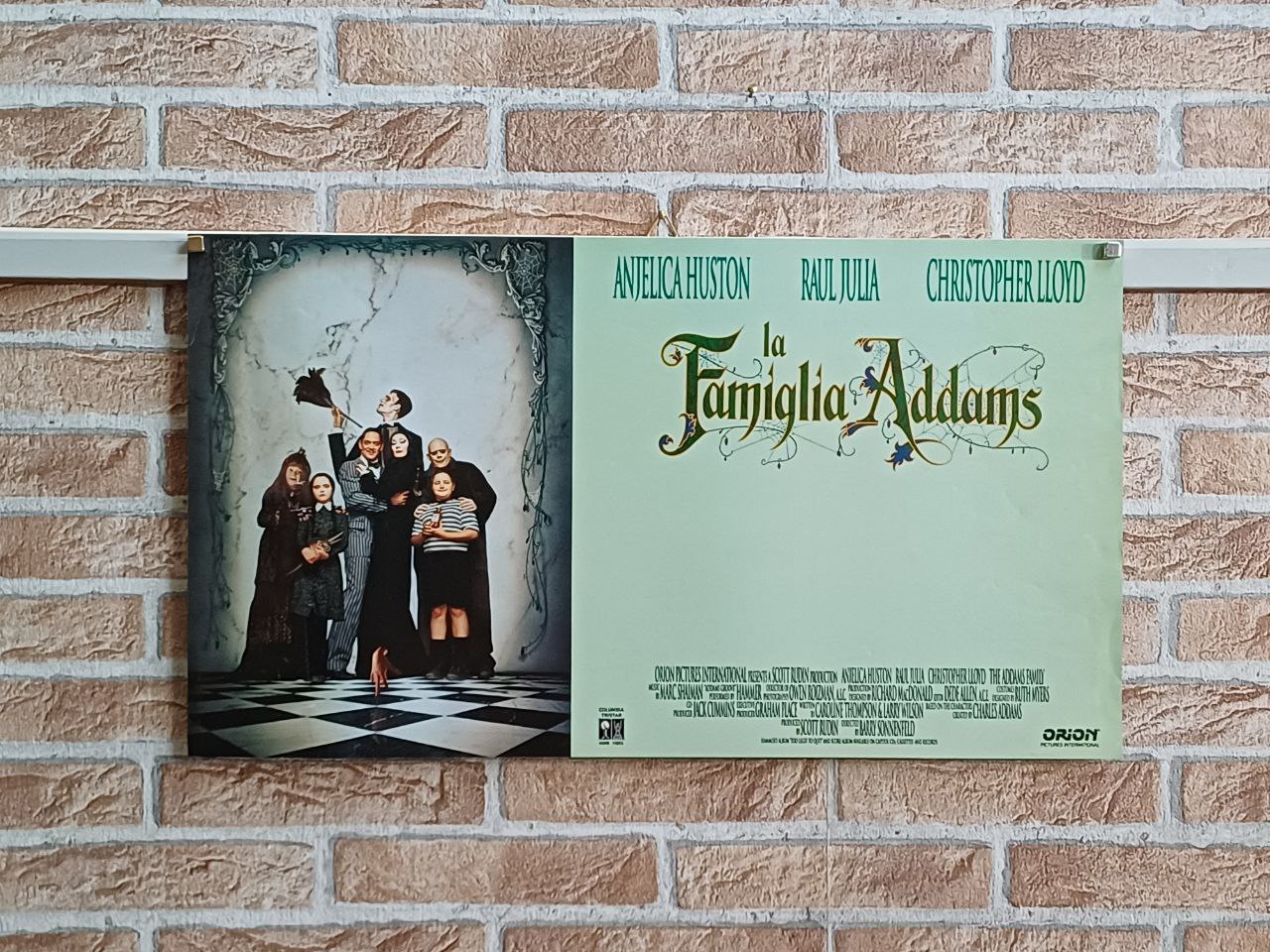 Fotobusta originale di cinema - "La famiglia Addams"