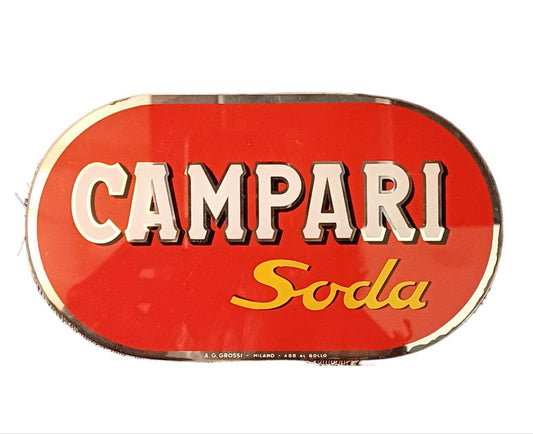 Vetrofania originale Campari Soda