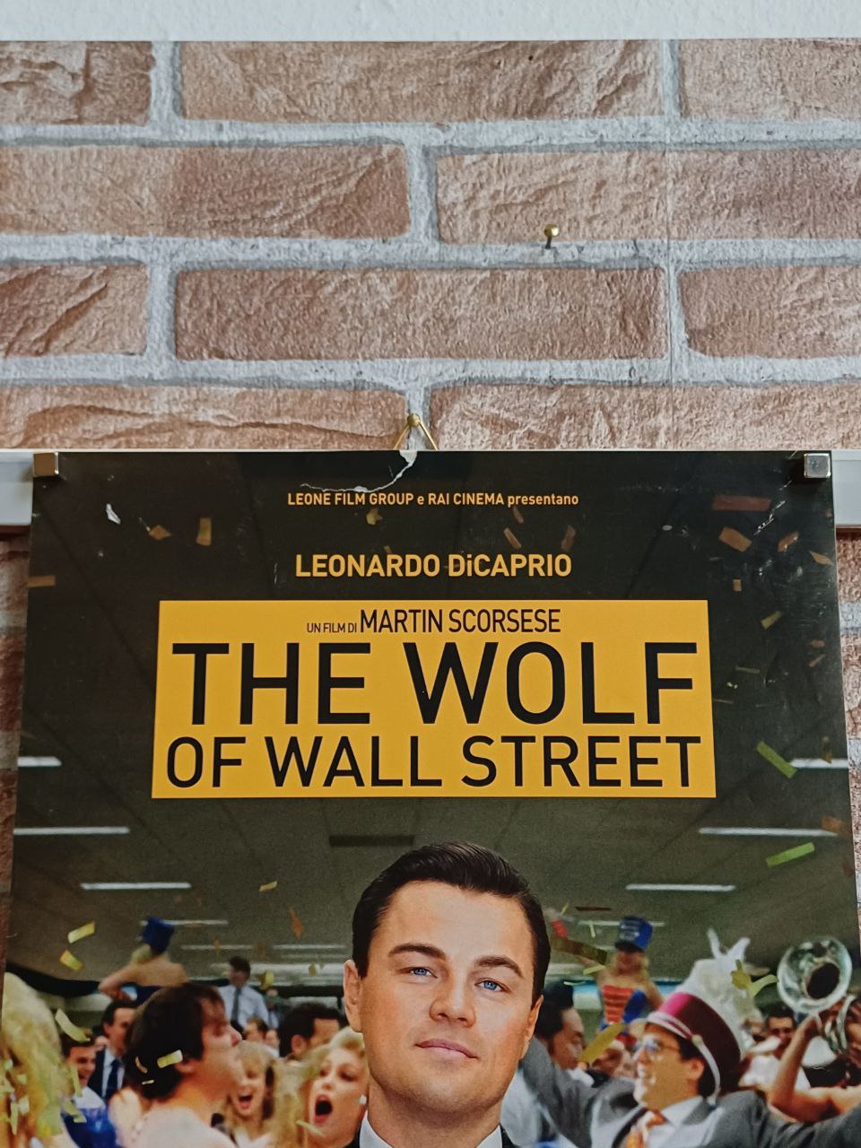 Locandina originale di cinema - "Wolf of Wall Street"