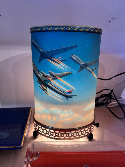 Lampada commemorativa aviazione - 1958 - DC8 - CARAVELLE - COMET