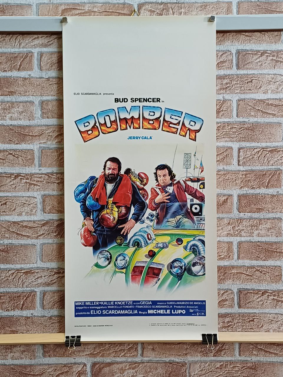 Locandina originale di cinema - "Bomber" - Bud Spencer