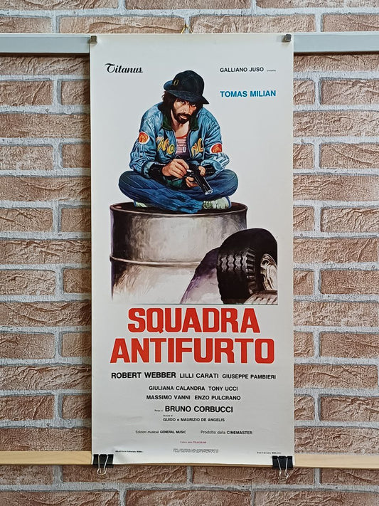 Locandina originale di cinema - "Squadra antifurto" - Bud Spencer