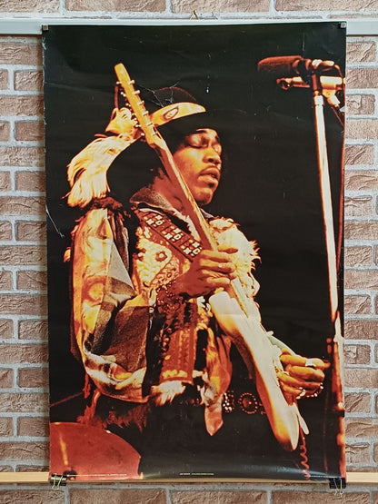 Manifesto originale pubblicitario - Jimi Hendrix