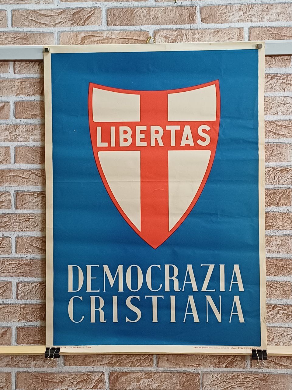 Manifesto originale politico - LIBERTAS - Democrazia Cristiana