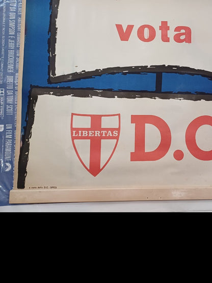 Manifesto originale politico - Democrazia Cristiana - per una maggioranza stabile vota...