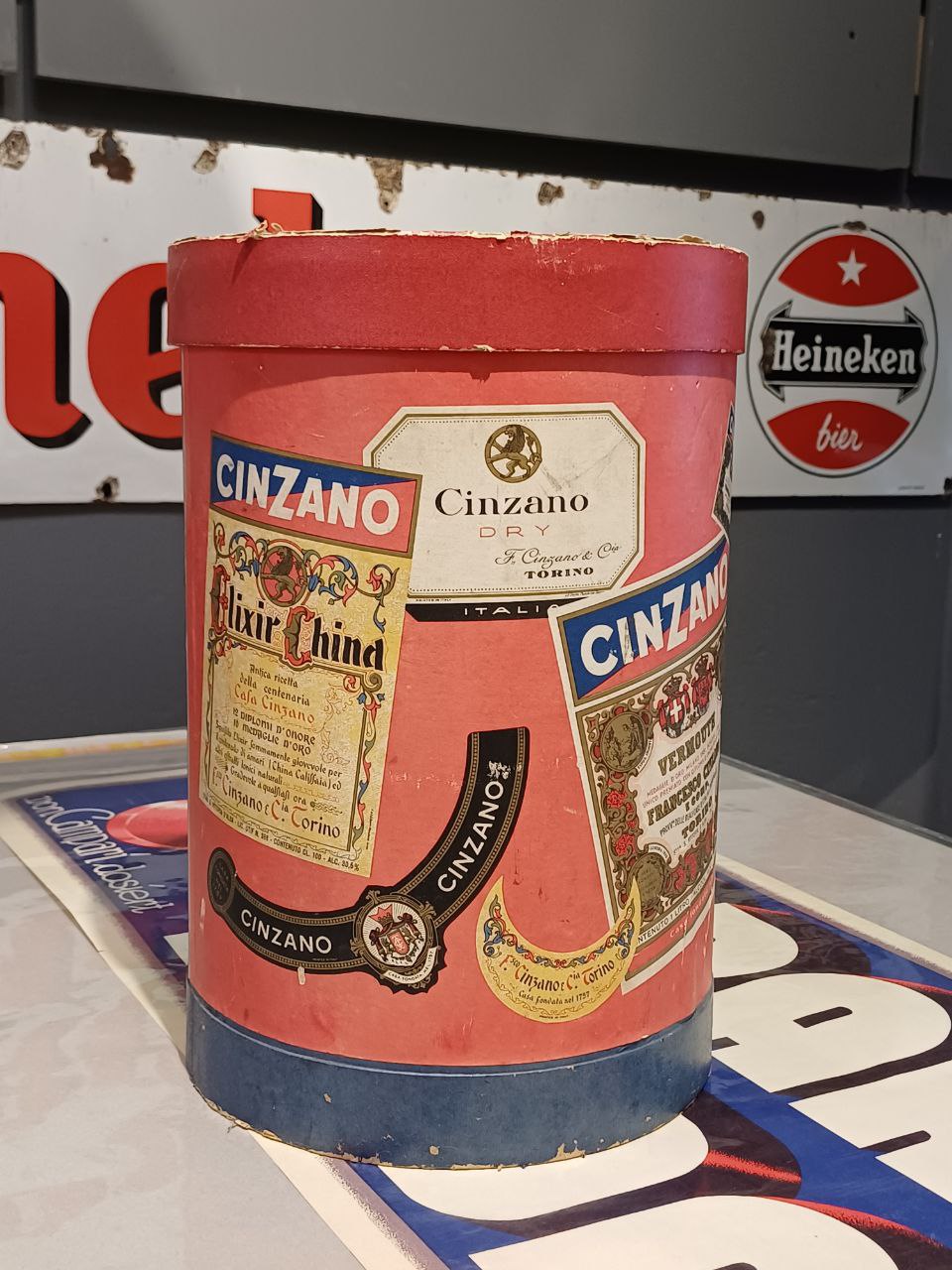 Bidone Pubblicitario Cinzano