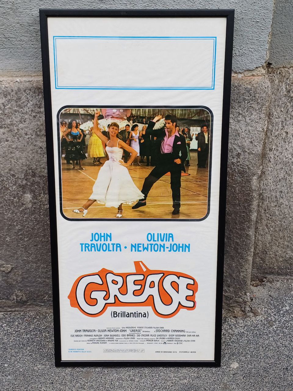 Locandina originale di cinema - "Grease"