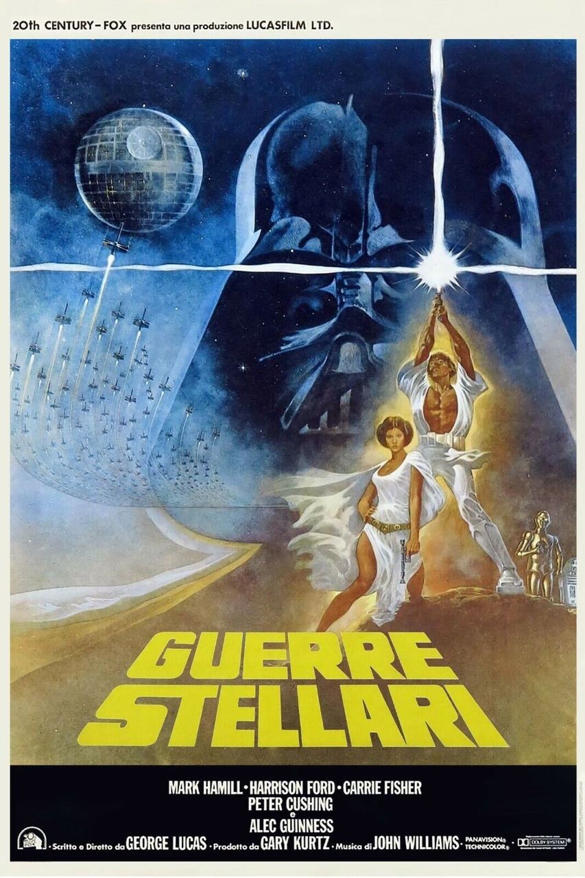 Manifesto originale di cinema - Guerre stellari - Star Wars 1977