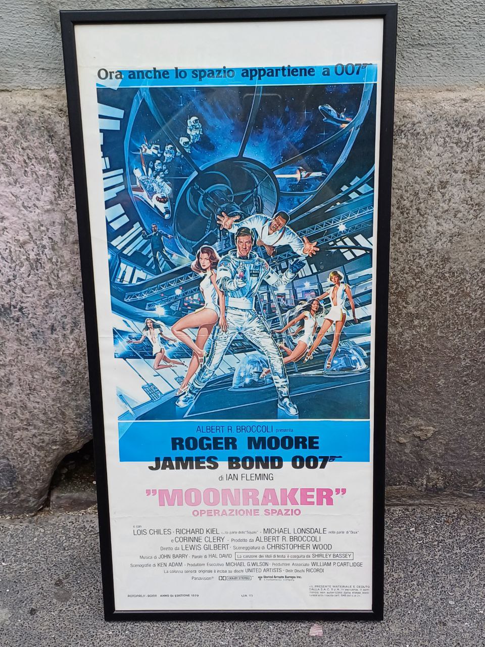 Locandina originale di cinema - "James Bond - 007 Moonraker"