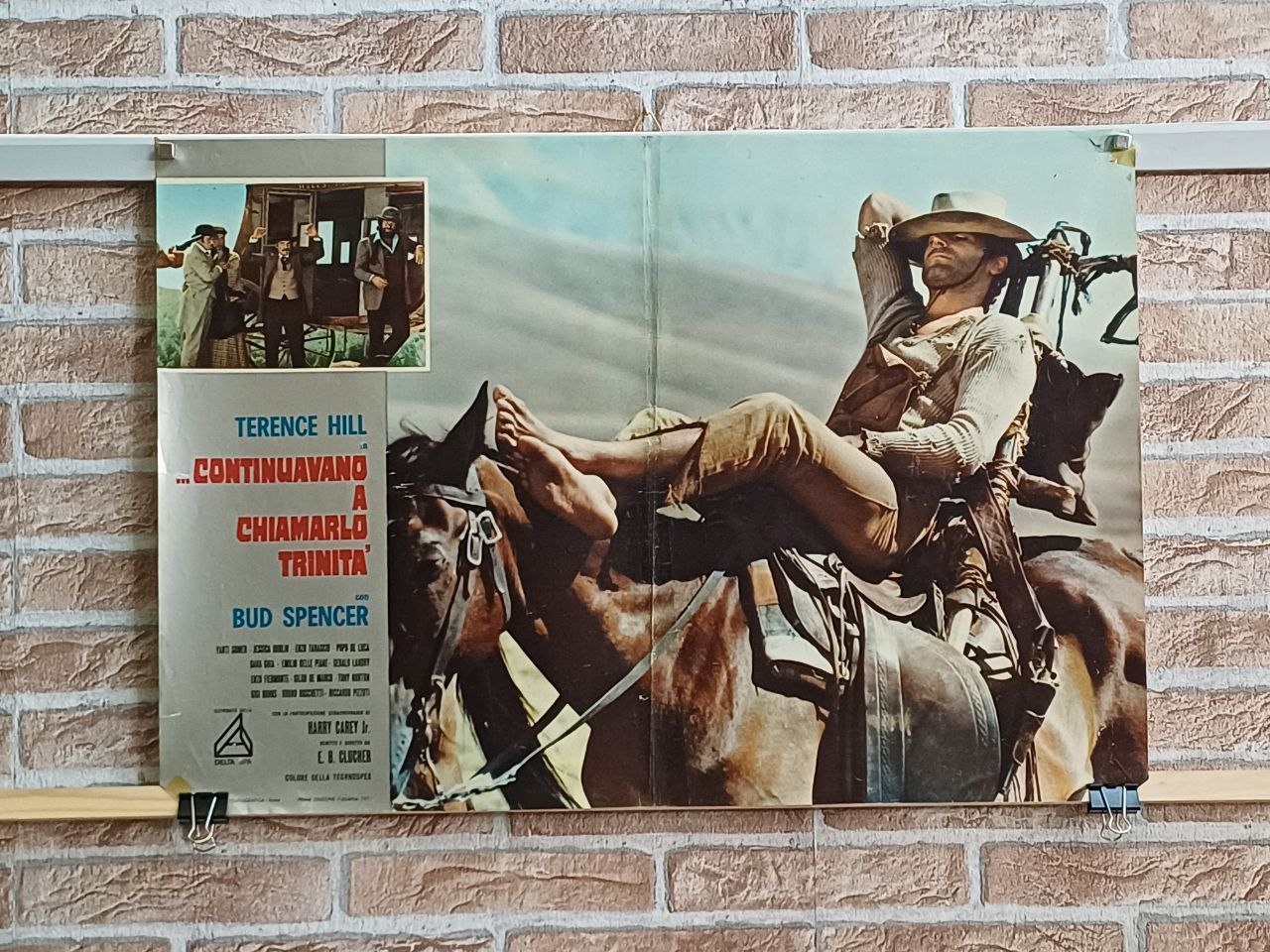 Fotobusta originale di cinema - "Continuavano a chiamarlo Trinità" - Bud Spencer - Terence Hill