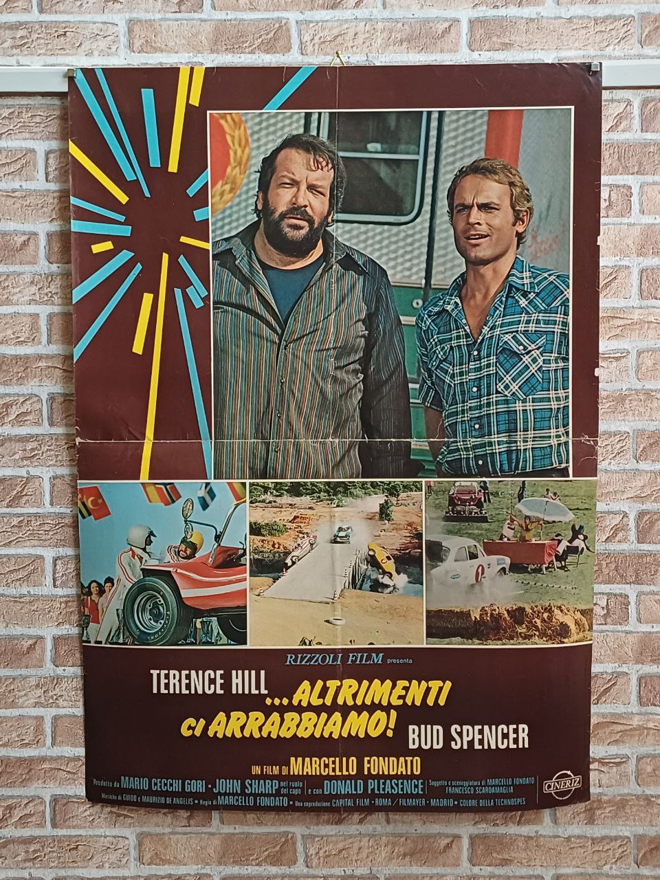 Soggettone originale di cinema - "... Altrimenti ci arrabbiamo" - Bud Spencer - Terence Hill