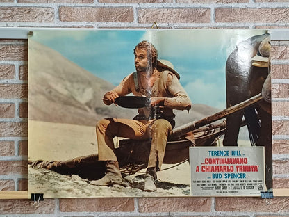 Fotobusta originale di cinema - "Continuavano a chiamarlo Trinità" - Bud Spencer - Terence Hill