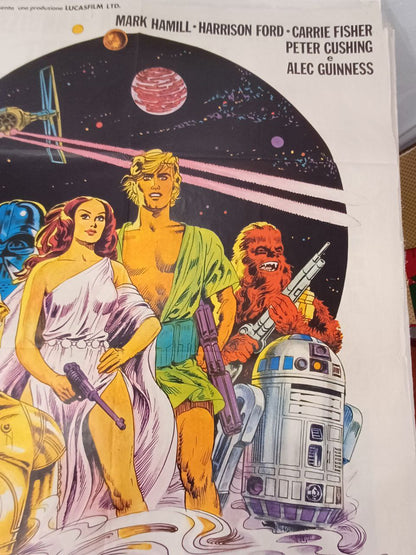Manifesto originale di cinema - Guerre Stellari - Star Wars 1977