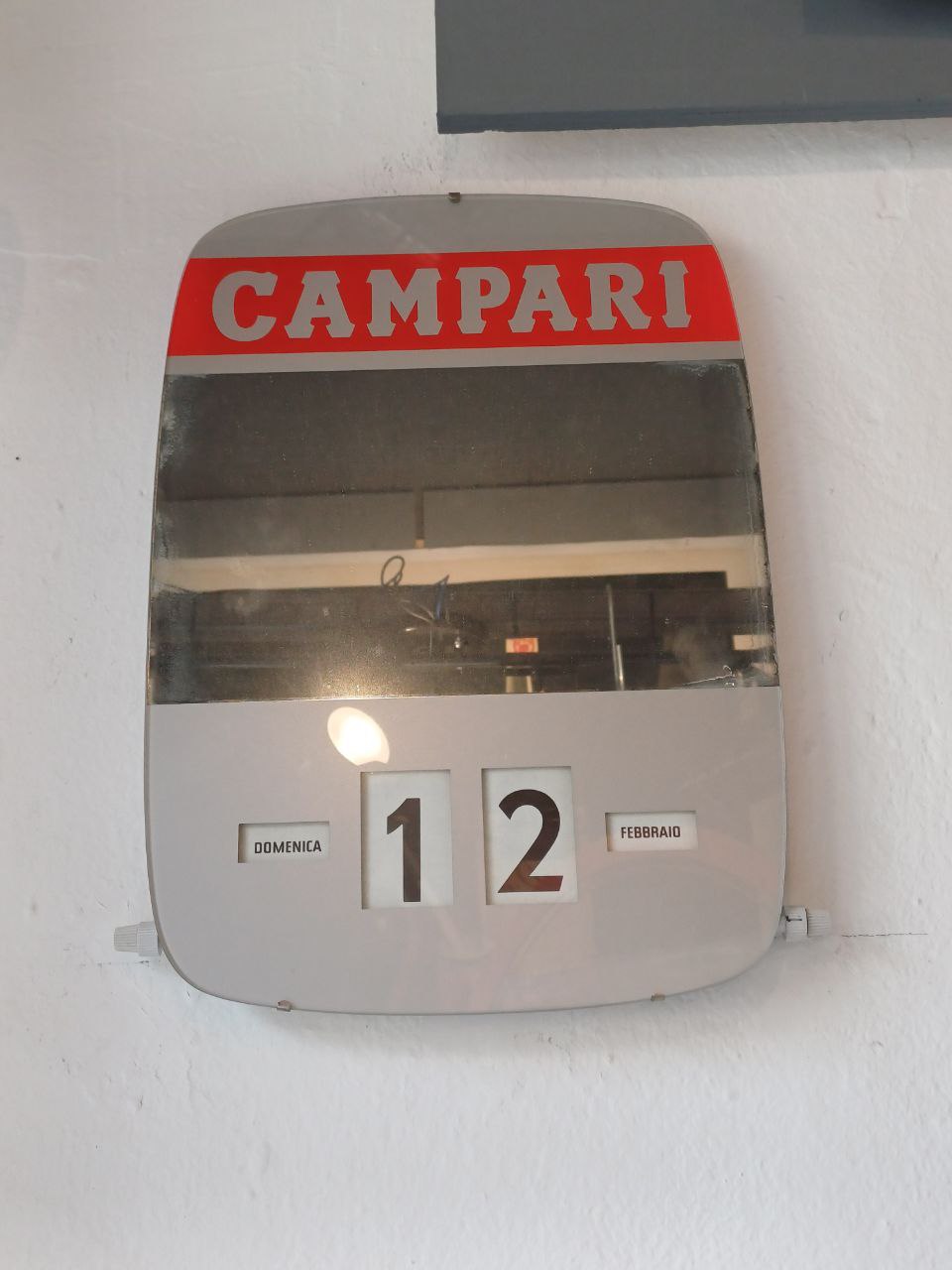 Calendario perpetuo specchiato Campari