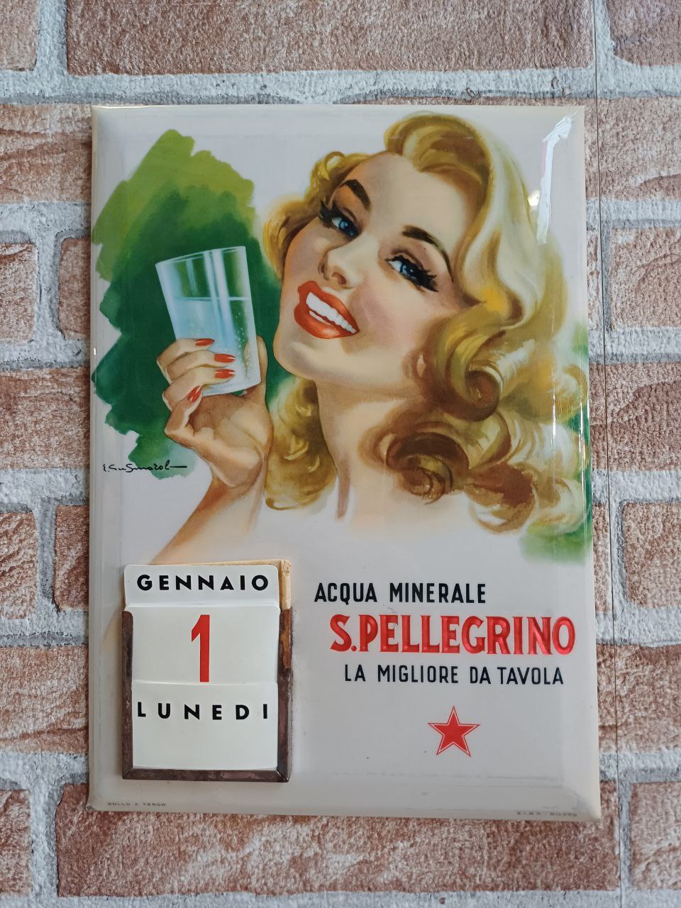 Calendario perpetuo San Pellegrino