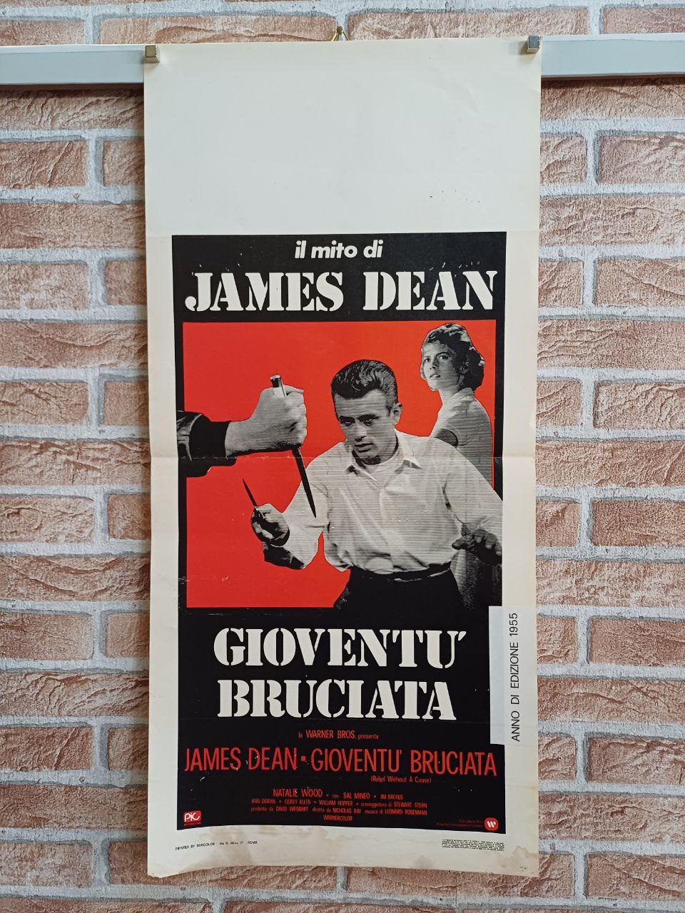 Locandina originale di cinema - Gioventù bruciata