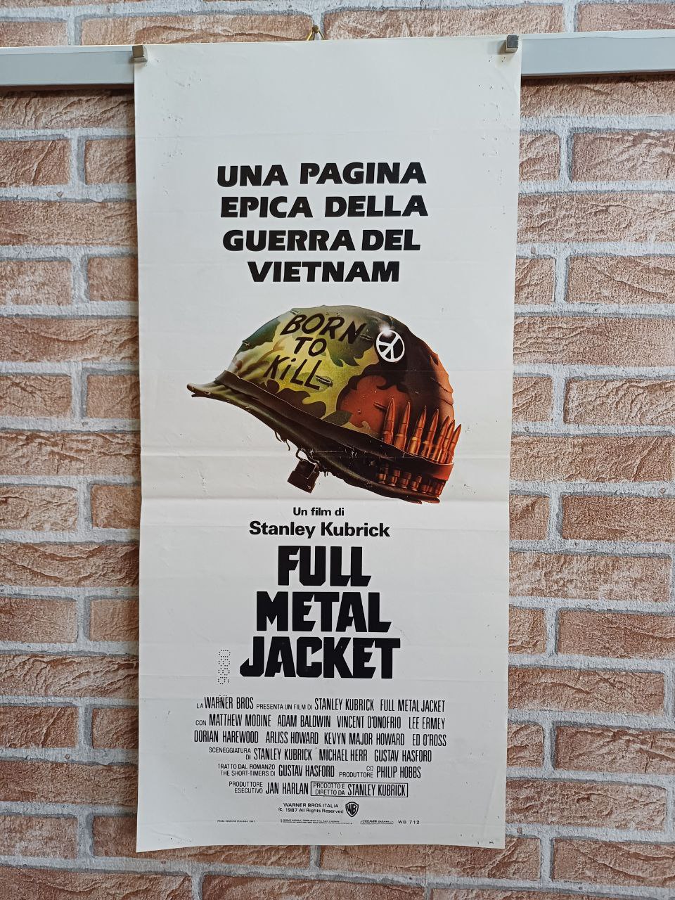 Locandina originale di cinema - Full metal Jacket