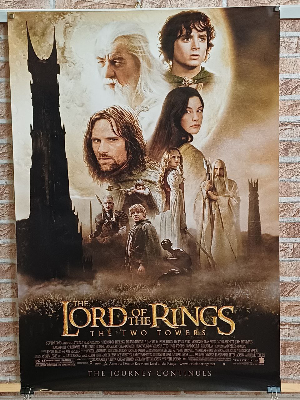 Manifesto originale di cinema - Lord of the rings