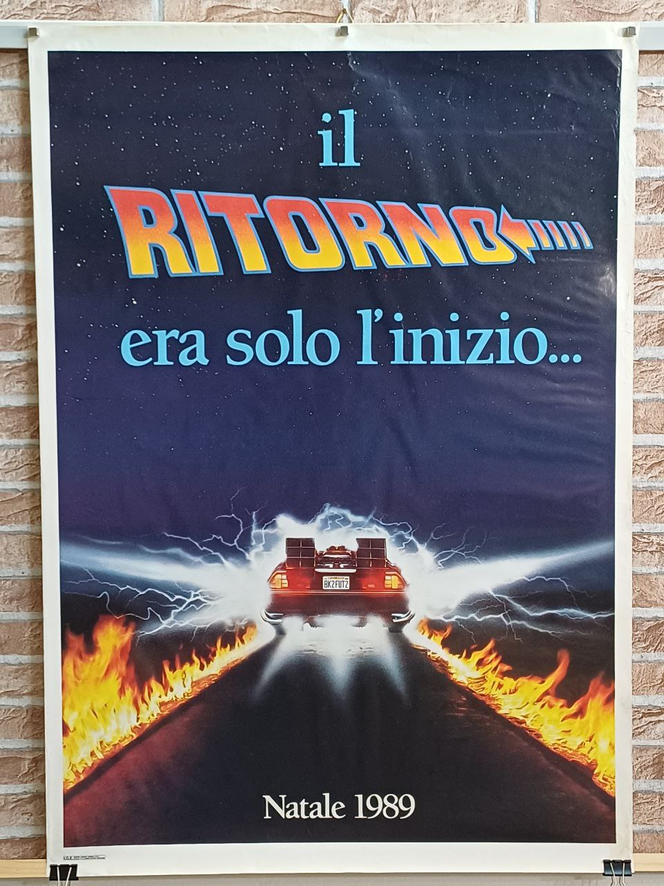 Manifesto originale di cinema - Ritorno al futuro parte II