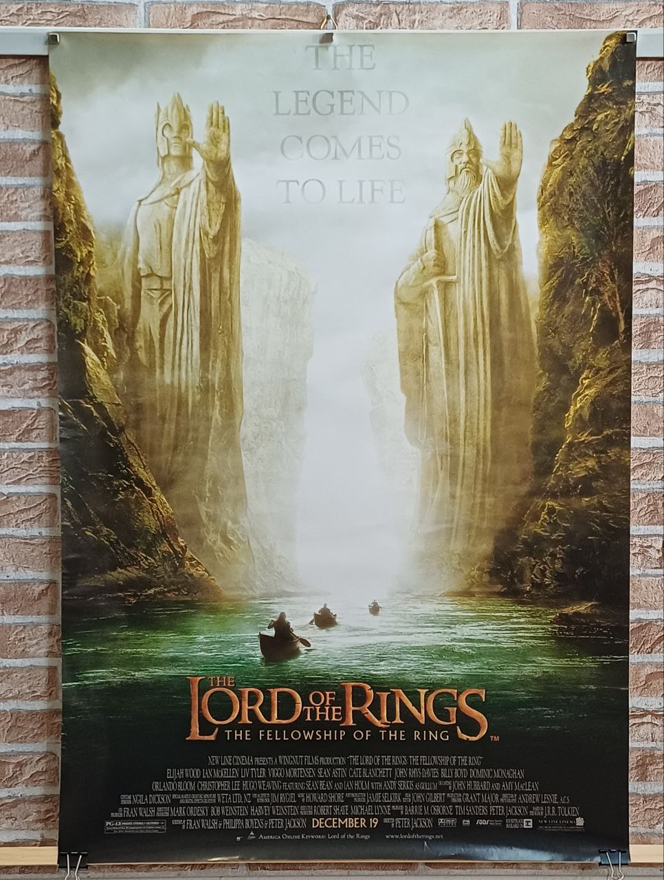 Manifesto originale di cinema - Lord of the rings