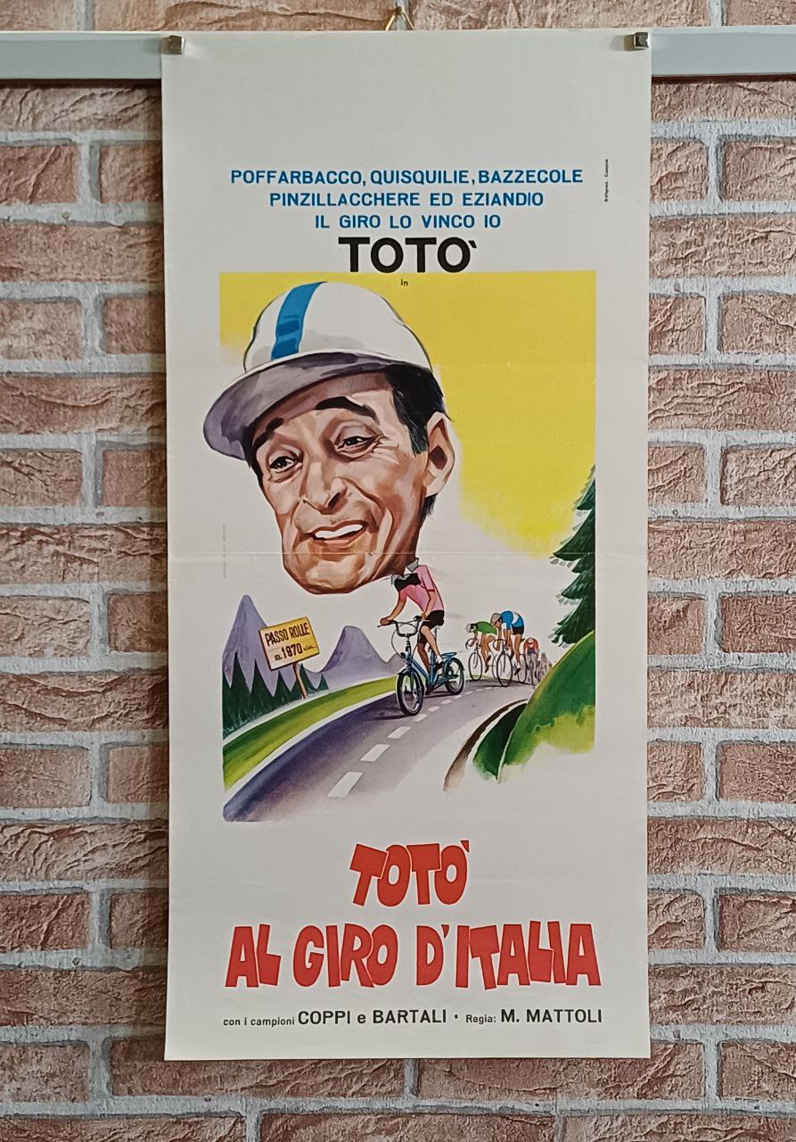 Locandina originale di cinema - Totò al giro d'Italia