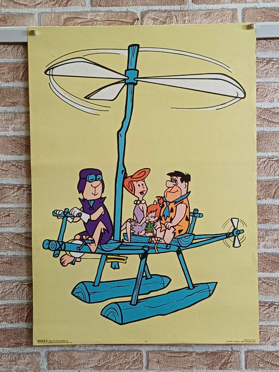 Manifesto originale pubblicitario - Flintstones