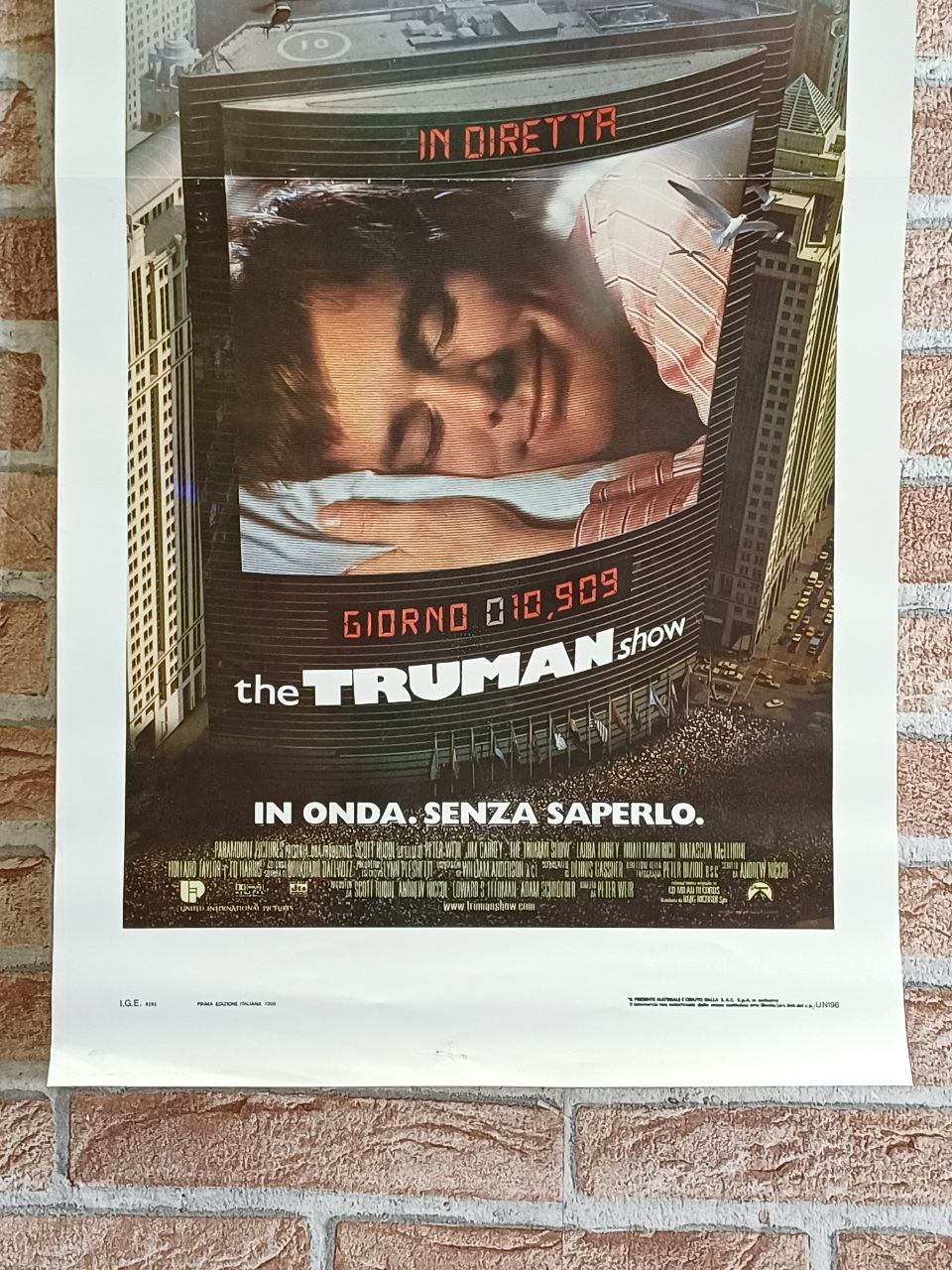 Locandina originale di cinema - The Truman Show