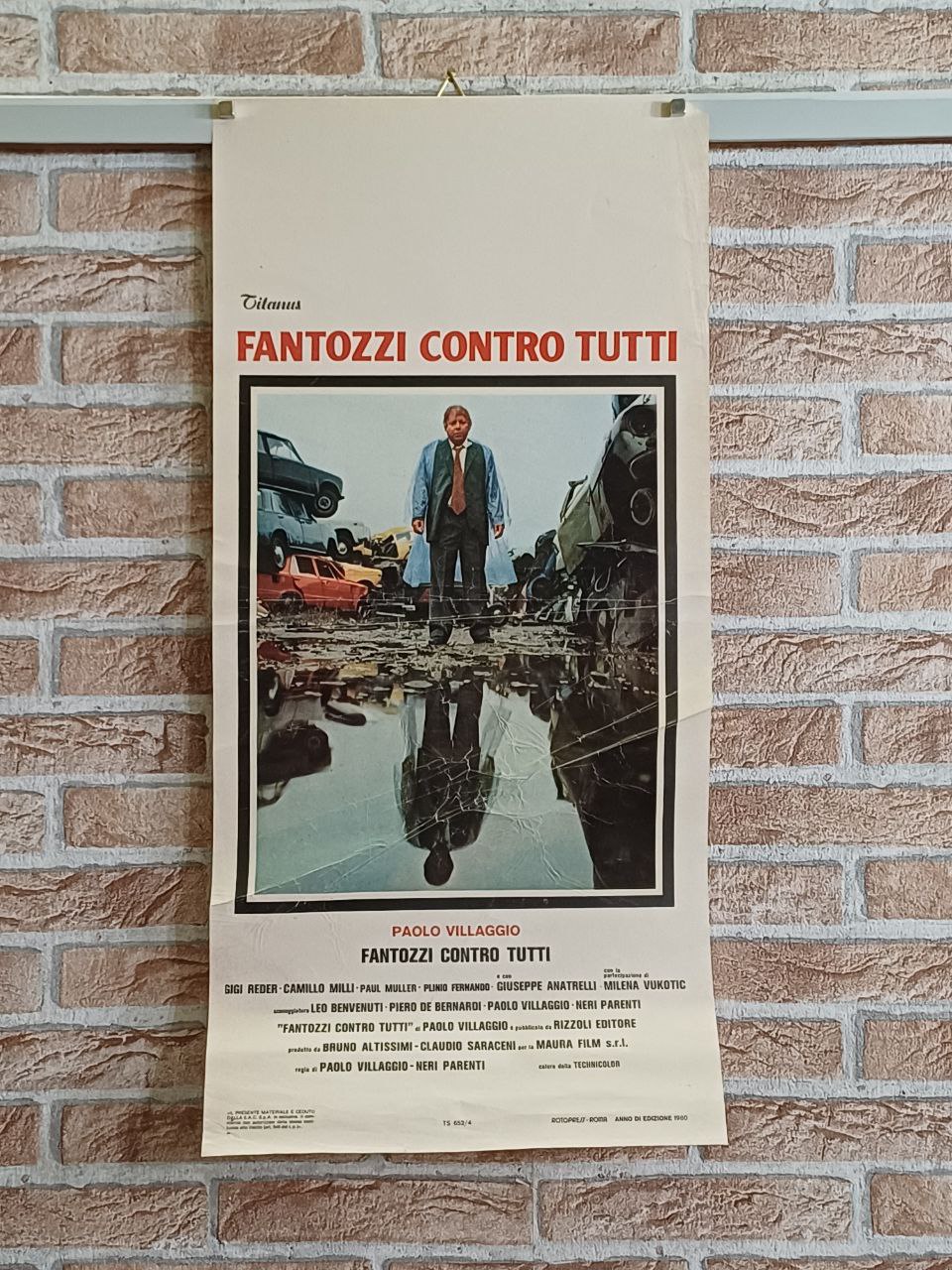 Locandina originale di cinema - Fantozzi contro tutti