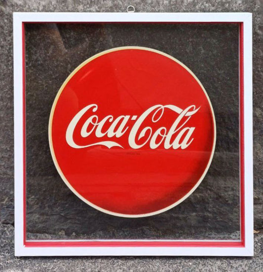 Vetrofania da vetrina incorniciata - Coca-Cola