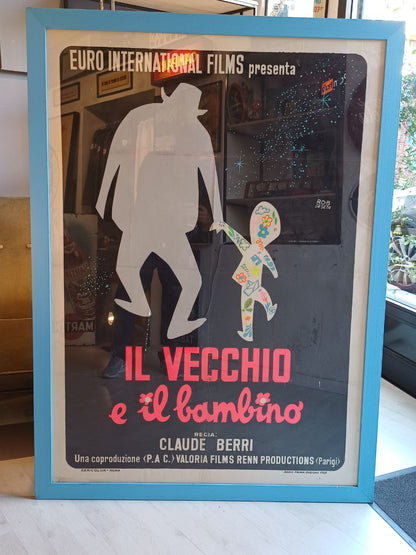 Manifesto originale di cinema - Il vecchio e il bambino - Incorniciato