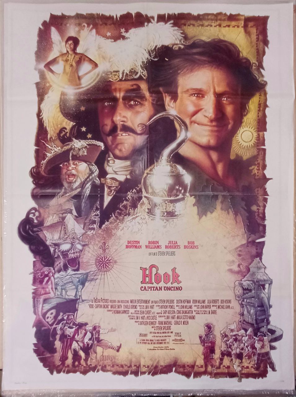 Manifesto originale di cinema - Hook Capitan Uncino