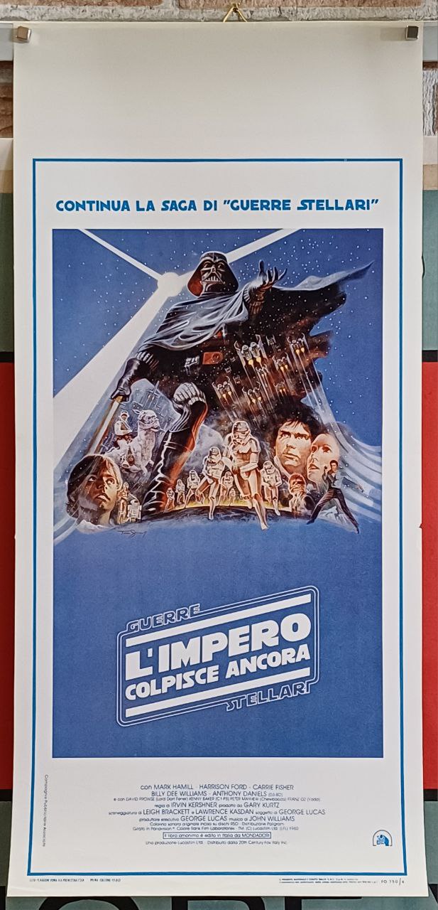 Locandina originale di cinema - Star Wars L'impero colpisce ancora