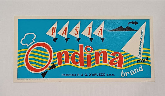 Etichetta Pasta Ondina