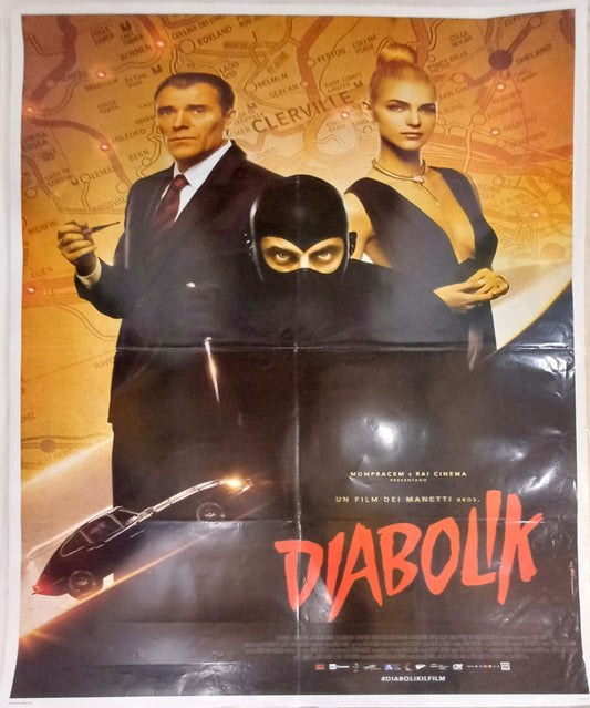 Manifesto originale di cinema - Diabolik