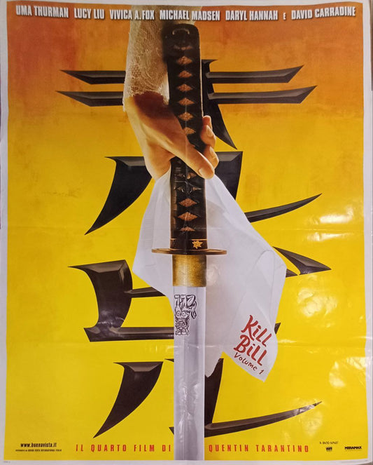 Manifesto originale di cinema - Kill Bill vol. 1