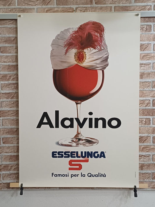 Manifesto originale pubblicitario - Esselunga, Alavino