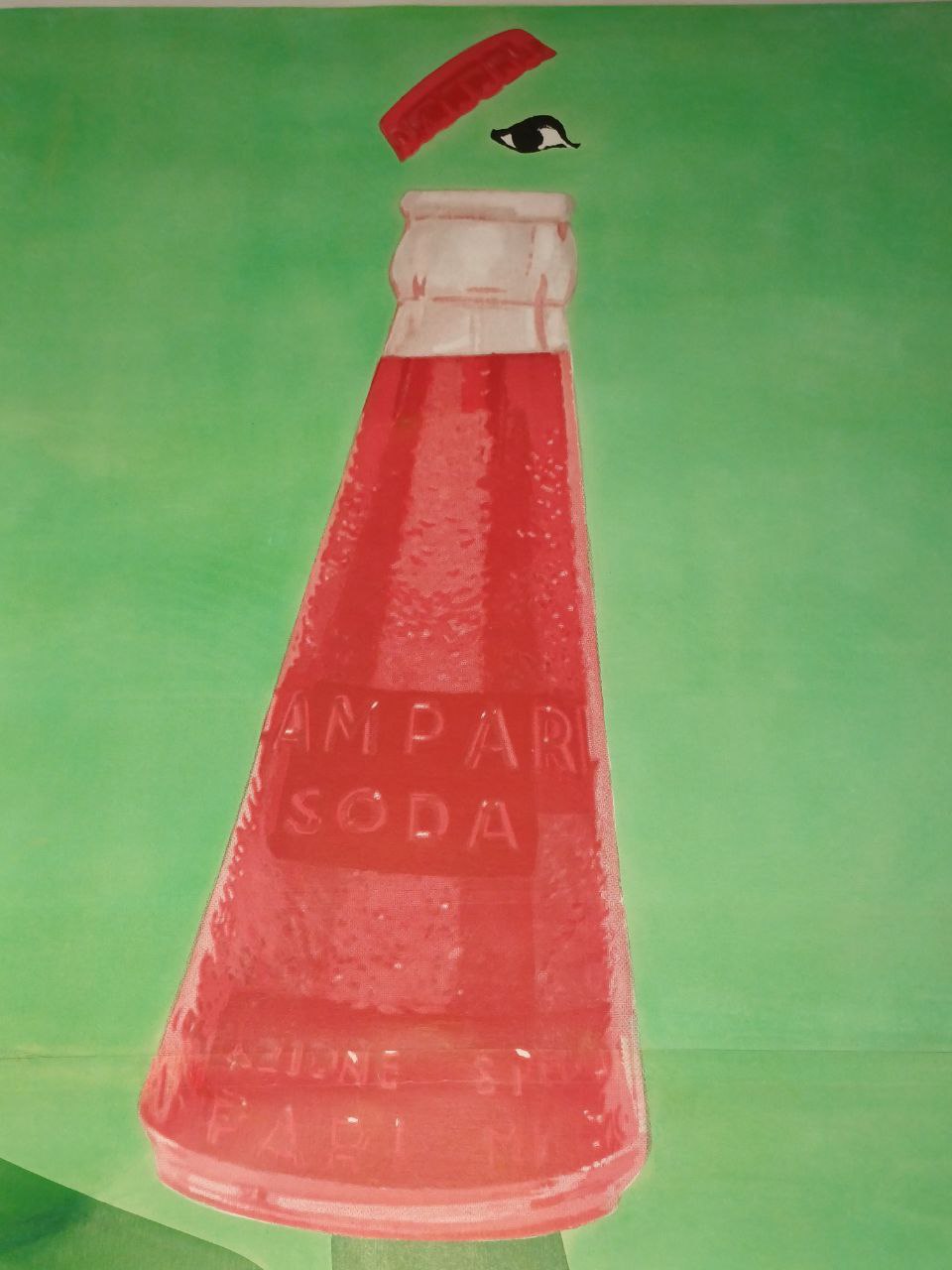 Manifesto pubblicitario originale Campari Soda