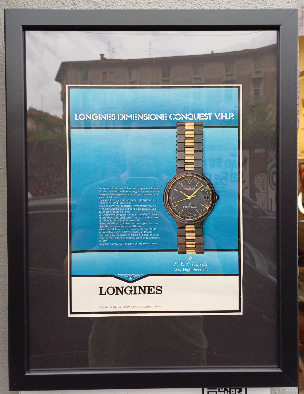 Pagine pubblicitarie d'epoca originali - Longines