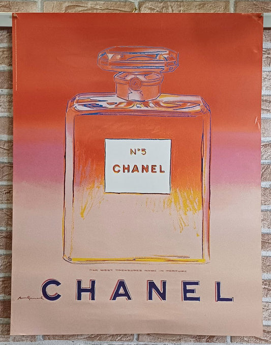 Manifesto originale pubblicitario - Andy Warhol Chanel