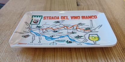 Posacenere pubblicitario originale - Strada del Vino bianco - Valdobbiadene