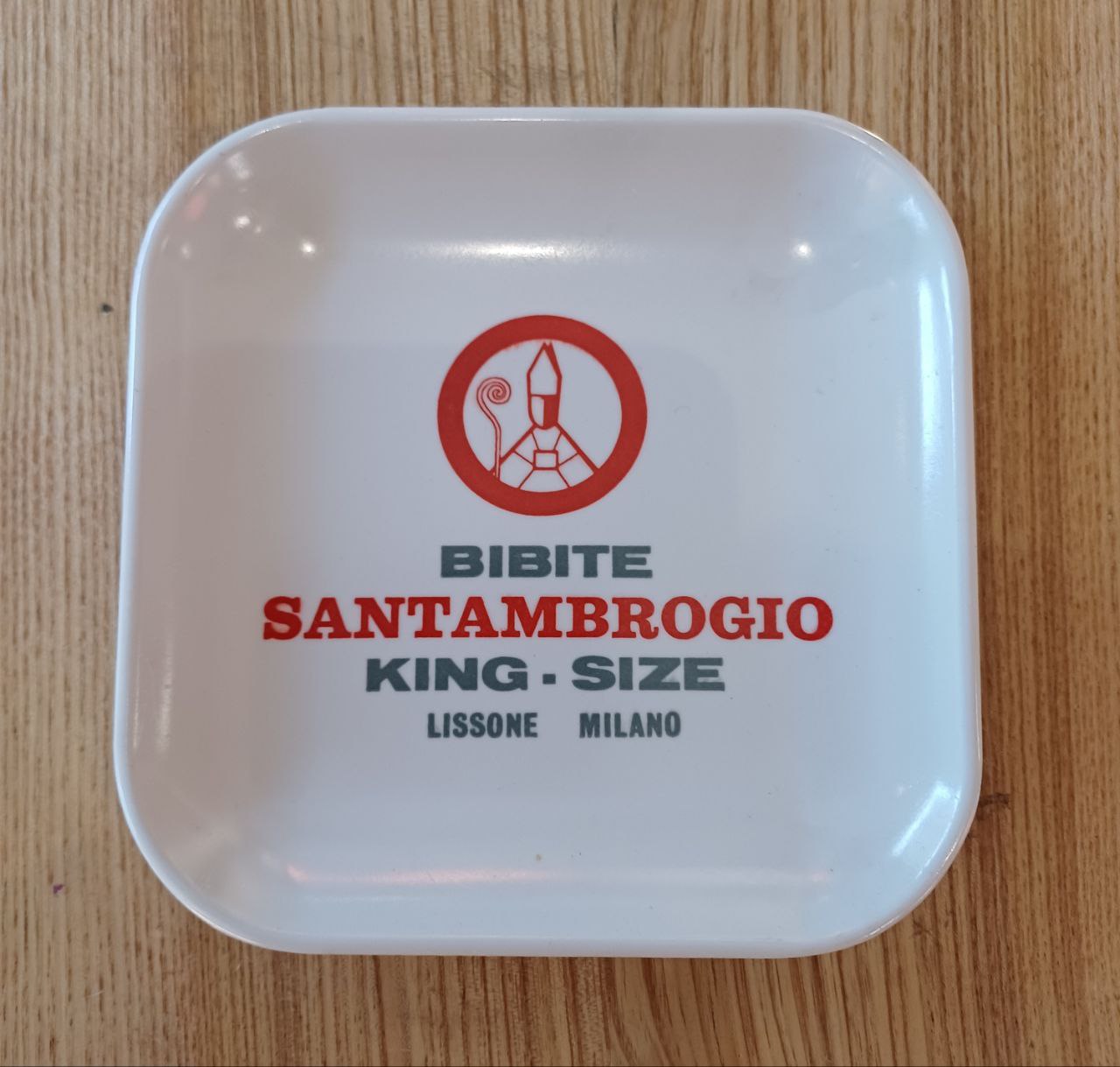 Posacenere pubblicitario originale - Bibite Santambrogio - Lissone Milano