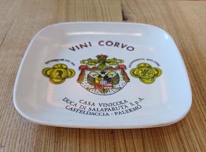 Posacenere pubblicitario originale - Vini Corvo - Palermo