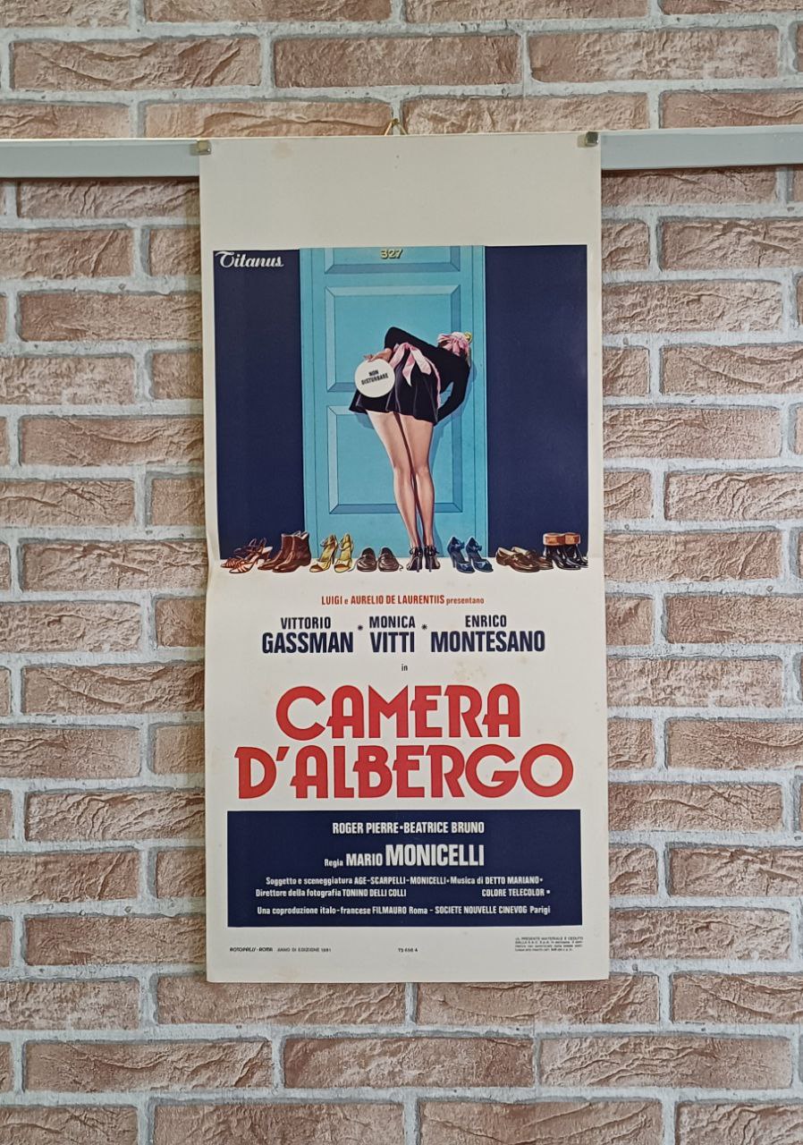 Locandina originale di cinema - Camera d'albergo