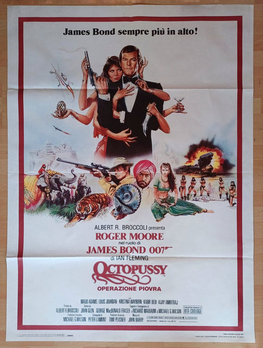 Manifesto originale di cinema - James Bond 007 - Octopussy