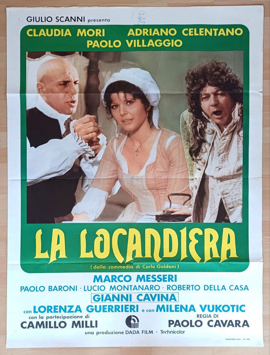 Manifesto originale di cinema - La locandiera