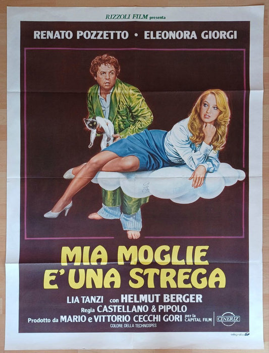 Manifesto originale di cinema - Mia moglie è una strega