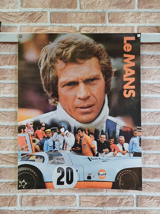 Fotobusta originale di cinema - Le 24 ore di Le Mans - Steve Mcqueen