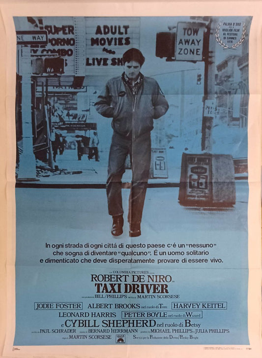 Manifesto originale di cinema - Taxi driver